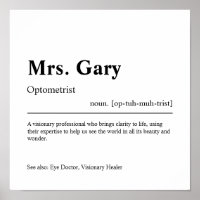 Optometrist Personalized Gift