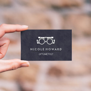 Optometrist   Phoropter Equipment Business Card
