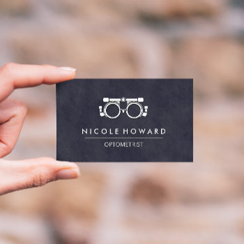 Optometrist | Phoropter Equipment Business Card by lovely_businesscards at Zazzle