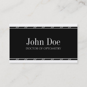 Optometrist W/W Business Card