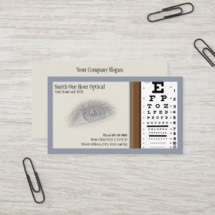 Optometrists Business Card