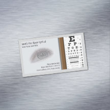 Optometrists Business Card Magnet