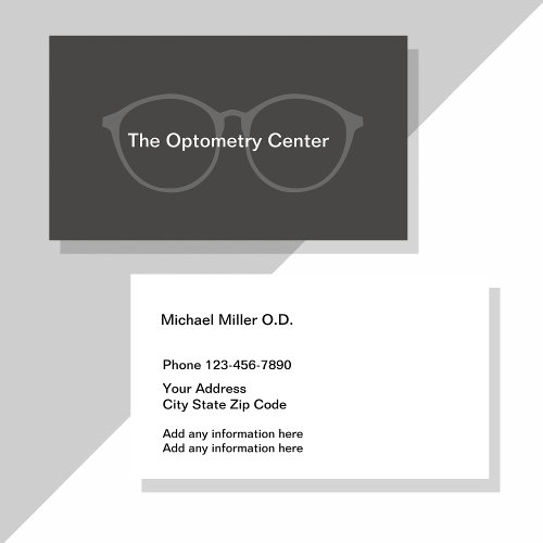 Optometry Business Card Design