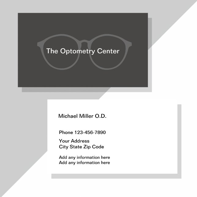 Optometry Business Card Design (Creator Uploaded)