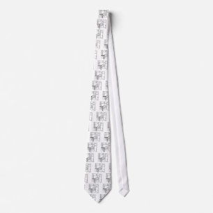 Optometry Cartoon 3070 Neck Tie