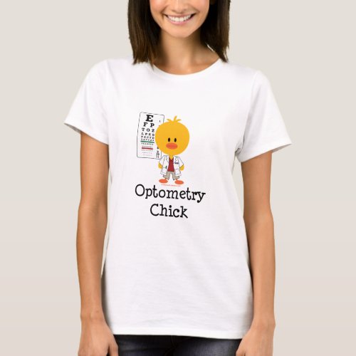 Optometry Chick T shirt
