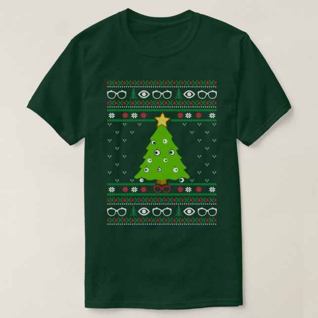 Optometry Christmas Ugly Sweater Design Oh Optomet (Design Front)