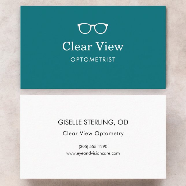 Optometry Eye Doctor Business Card (Creator Uploaded)