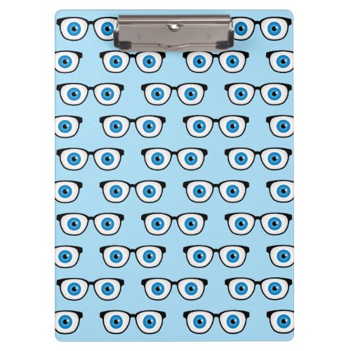 Optometry Eyes Clipboard