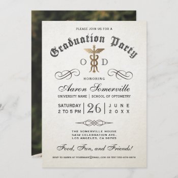Optometry School Graduation Invitations by Anything_Goes at Zazzle