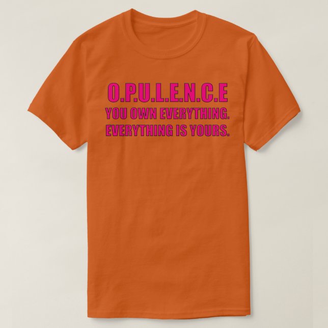 OPULENCE Paris is Burning T-Shirt (Design Front)