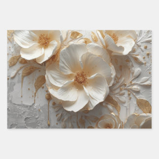Opulent Bloom Wrapping Paper Sheets