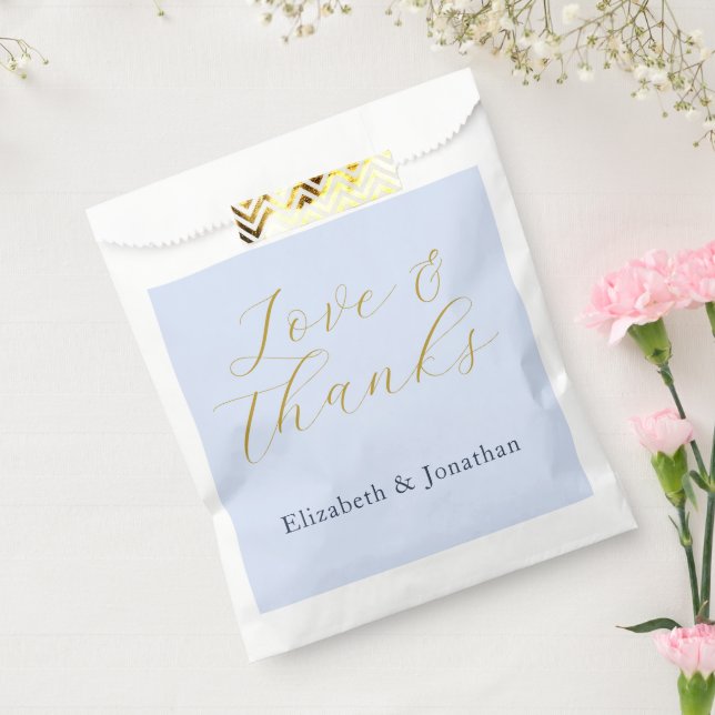 Opulent Blue Wedding Favor Bag (Sealed)