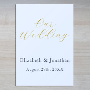 Opulent Blue Wedding Floor Decals