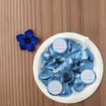 Opulent Blue Wedding Hershey®'s Kisses®<br><div class="desc">Elegant gold script wedding with opulent shades of blue</div>
