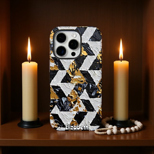 Opulent Facets: Textured Trio Case-Mate iPhone Case (Creator Uploaded)