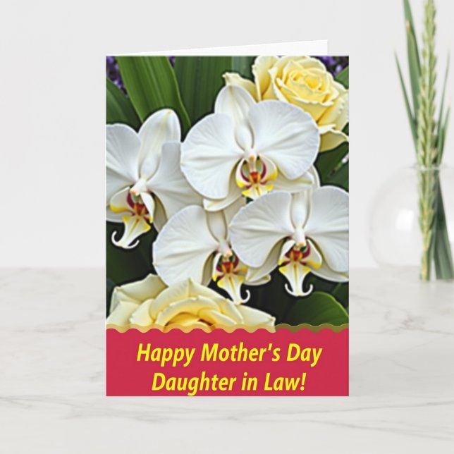 Opulent Floral Mothers Day Card (Front)