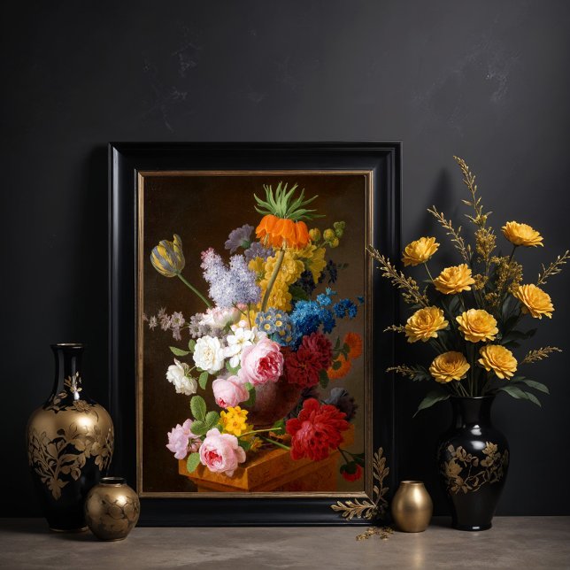 Opulent flower still life,  poster (Creator Uploaded)