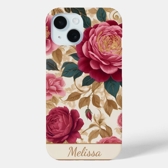 Opulent Garden Roses Case-Mate iPhone Case (Back)