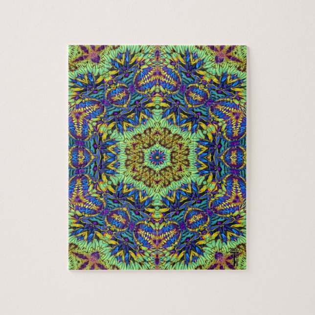 Opulent Hexagram V 6  Puzzle (Vertical)