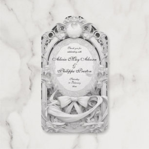 Opulent Motif Atelier Wedding Invite, Foil Gift Tags