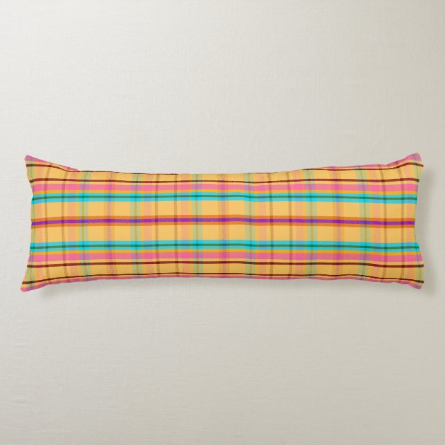 Opulent Plaid BB Body Pillow (Front)
