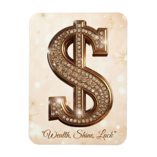 "Opulent Prosperity Symbol" Magnet