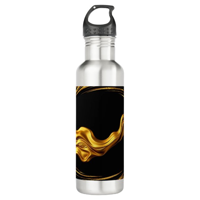 Opulent Swirl Achempong Stainless Steel Water Bottle (Front)