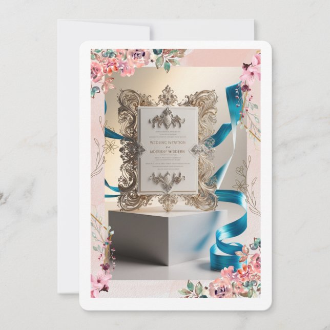 Opulent Wedding Invitation Suite (Front)