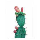 Opuntia in watercolors