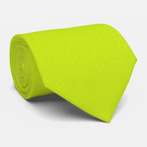 OPUS 1111 Fluorescent Yellow Neck Tie