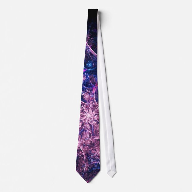 Opus Abstract Fractal Artwork Neck Tie (Front)
