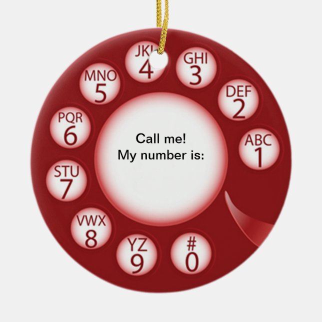 OPUS Call the Man! Ceramic Ornament (Front)