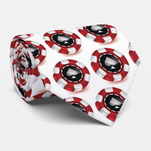 OPUS Casino Chips Neck Tie
