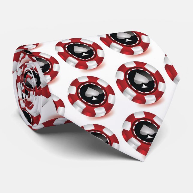 OPUS Casino Chips Neck Tie (Rolled)