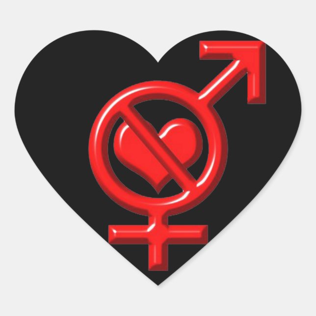 OPUS Forbidden Love Heart Sticker (Front)