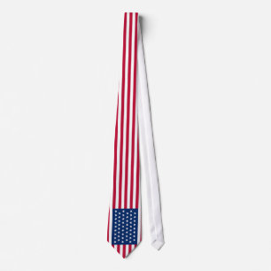 OPUS Future 51 star American Flag Neck Tie