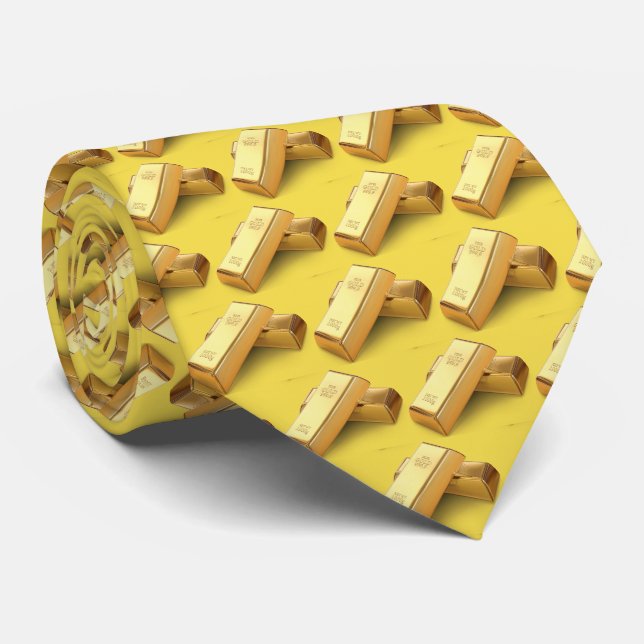 OPUS Gold Bars Neck Tie (Rolled)