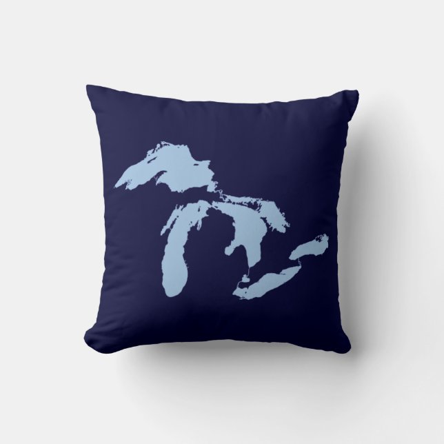 OPUS Great Lakes Throw Pillow (Front)