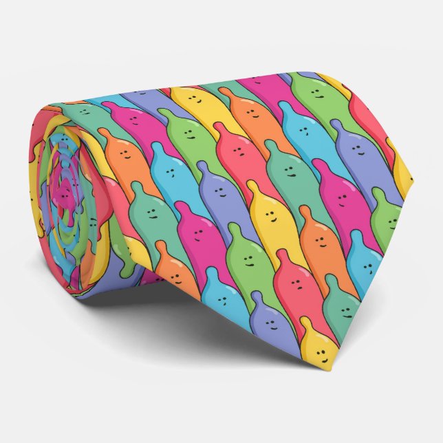 OPUS Happy Condoms - Double Sided Neck Tie (Rolled)