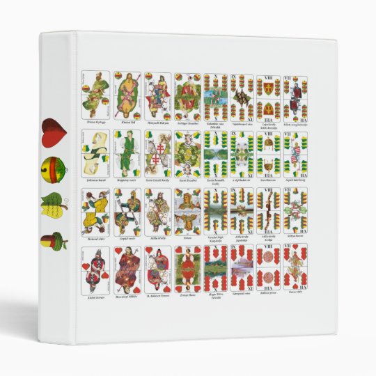 OPUS Hungarian Card 3 Ring Binder