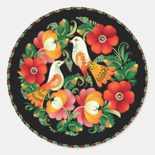 Hungarian Embroidery Stickers for Sale