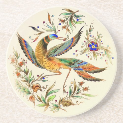 OPUS Hungarian Zsolnay Bird Coaster