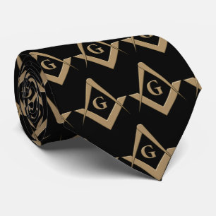 OPUS Masonic Symbol Neck Tie