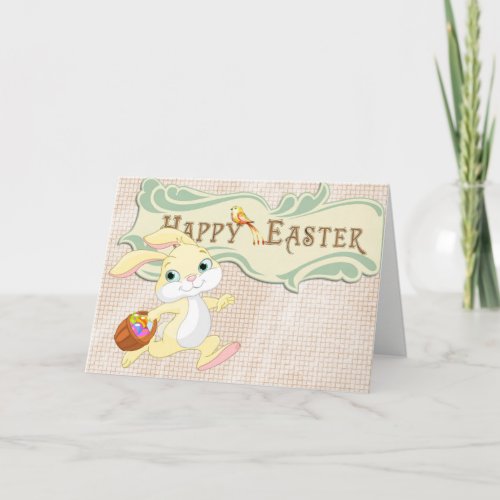 Opus Posh Happy Bunny Easter Holiday Card