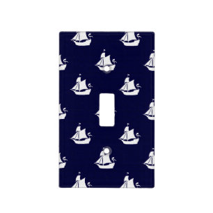 Opus Posh Tall Ships Nautical Design Light Switch Cover