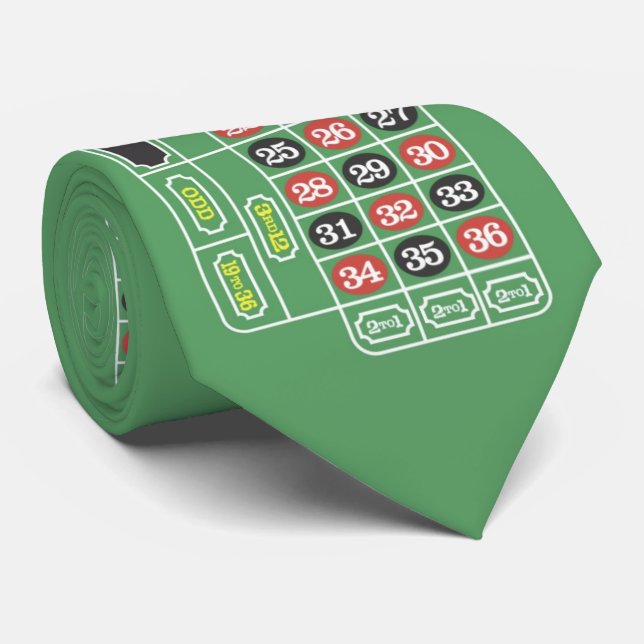 OPUS Roulette table Neck Tie (Rolled)