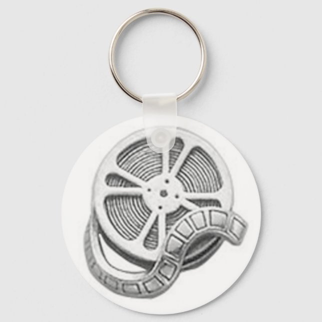 OPUS Silver Film Reel Keychain (Front)
