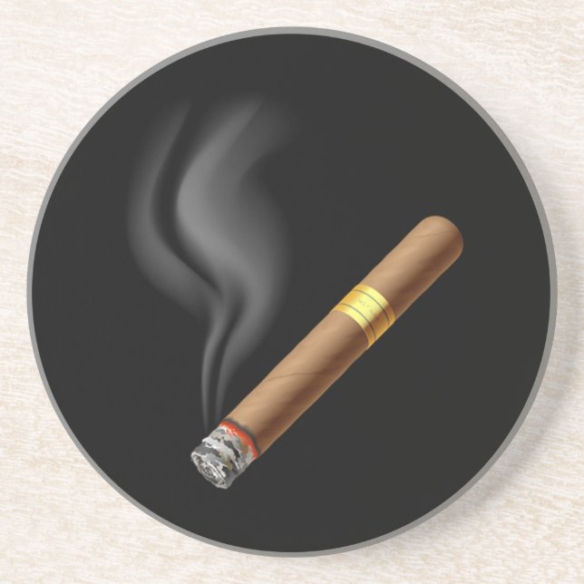 OPUS Smoldering Cigar Coaster (Front)