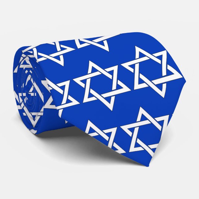 OPUS Star of David - Double Sided Neck Tie (Rolled)